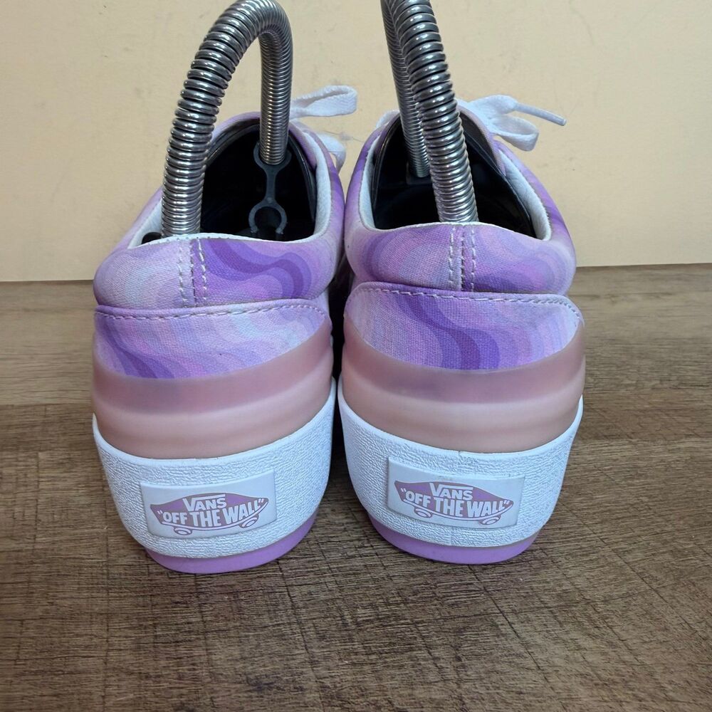 NEW Women’s 5 Vans Era Stacked Gradient Platform Sneakers shoes Pink Purple - Picture 6 of 8